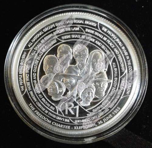 2017 Silver Proof R1 - Nelson Mandela - Life of a Legend Series