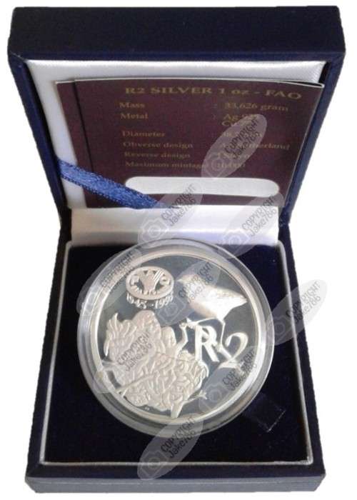 1995 SILVER PROOF R2 - FAO