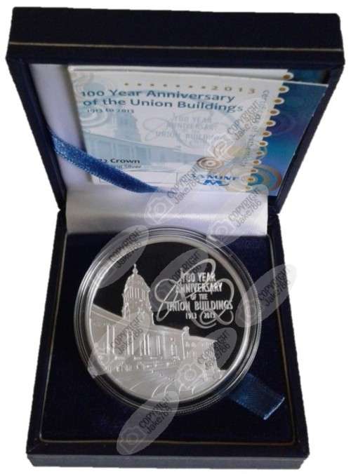 2013 Silver Proof R2 - 100 Year Anniversary of the Union Buildings