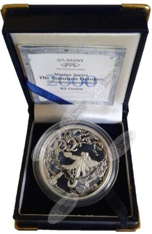 2000 Silver Proof R2 - The Common Octopus