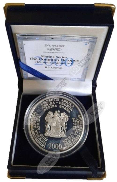 2000 Silver Proof R2 - The Common Octopus