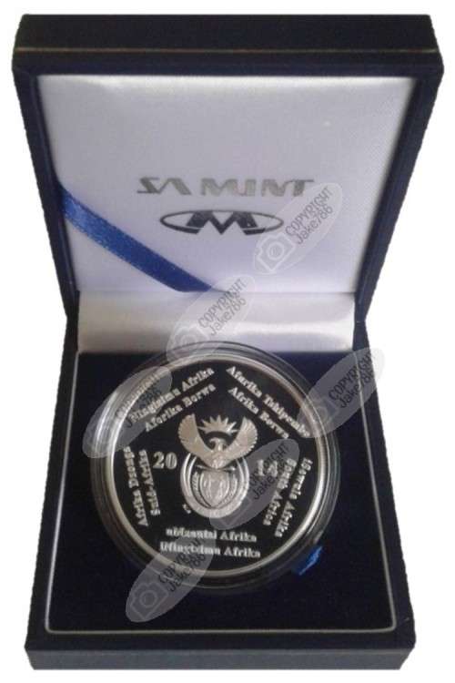 2014 SILVER PROOF R2 - 20 YEARS OF DEMOCRACY