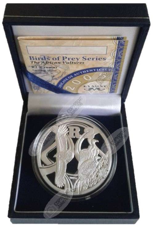 2005 Silver Proof R2 - African Vultures
