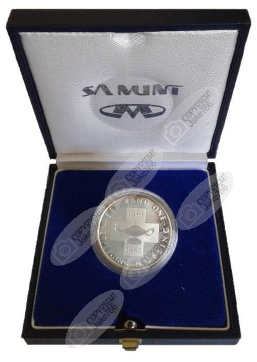 1991 SILVER PROOF PROTEA R1 - NURSING