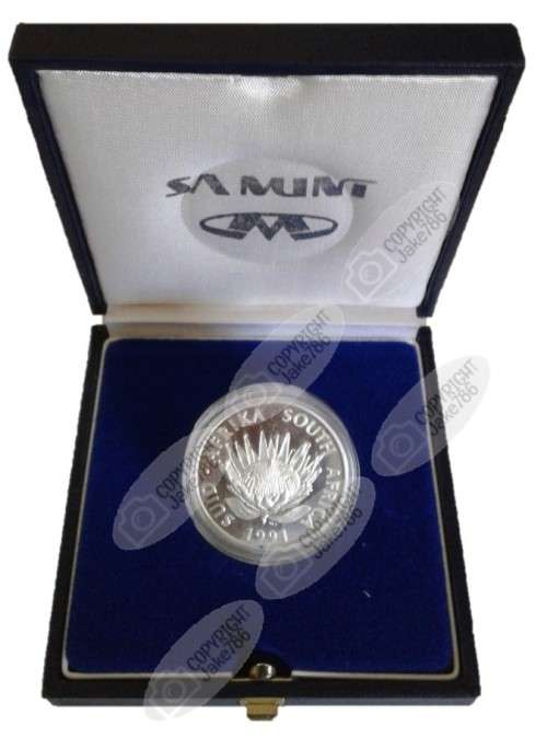 1991 SILVER PROOF PROTEA R1 - NURSING