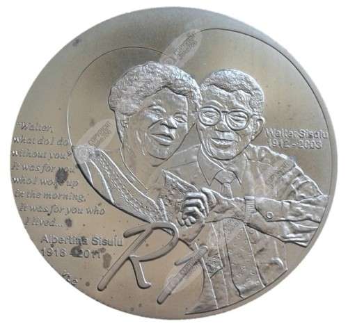 2012 SILVER UNC R1 - WALTER & ALBERTINA SISULU