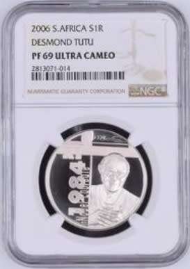 PF69 UC - 2006 SILVER PROOF R1 - DESMOND TUTU