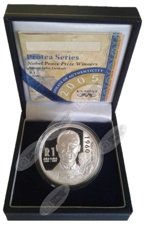 2005 Silver Proof Protea R1 - Luthuli