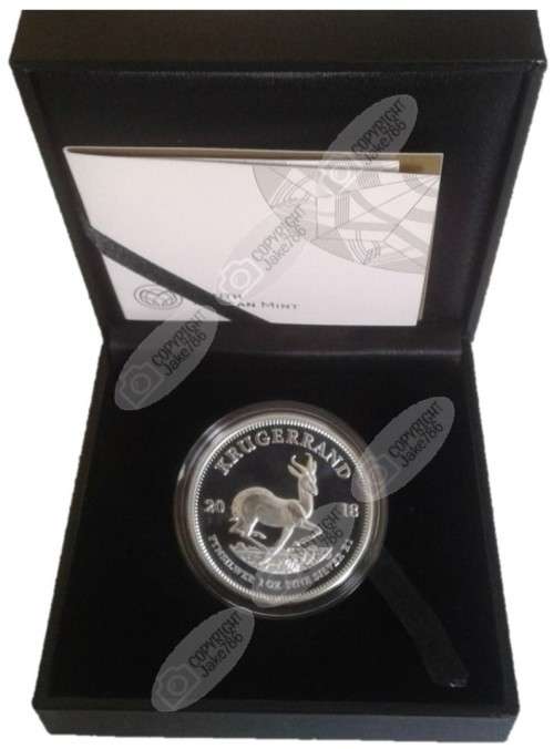 2018 Silver Proof 1 Oz Krugerrand