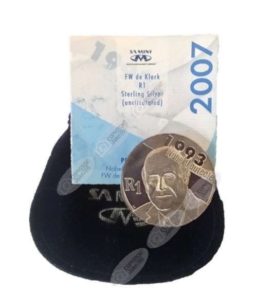 2007 Silver UNC R1 - FW De Klerk