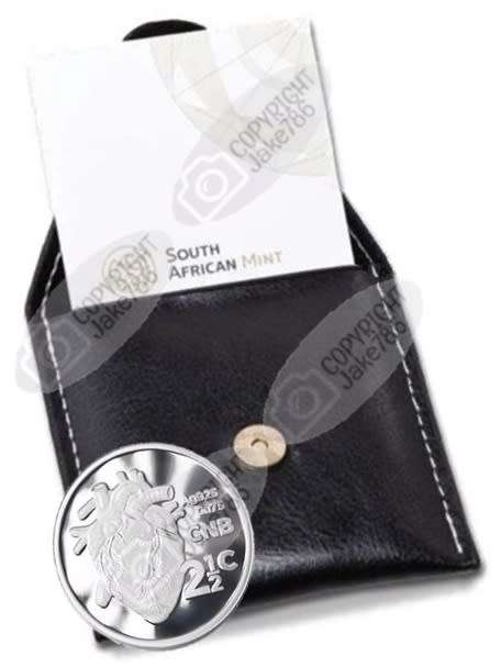 2017 Silver Proof 2½ c (Tickey) - The Heart Transplant - DBN mintmark