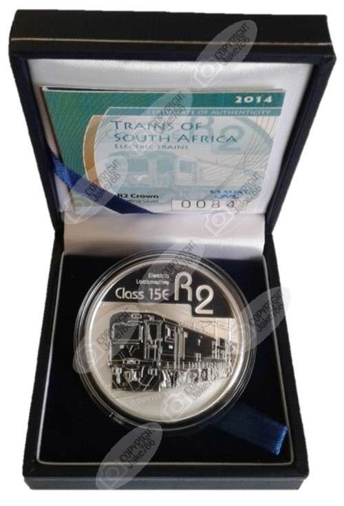 2014 Silver Proof R2 - Electric Train - Mintage Of Only 247