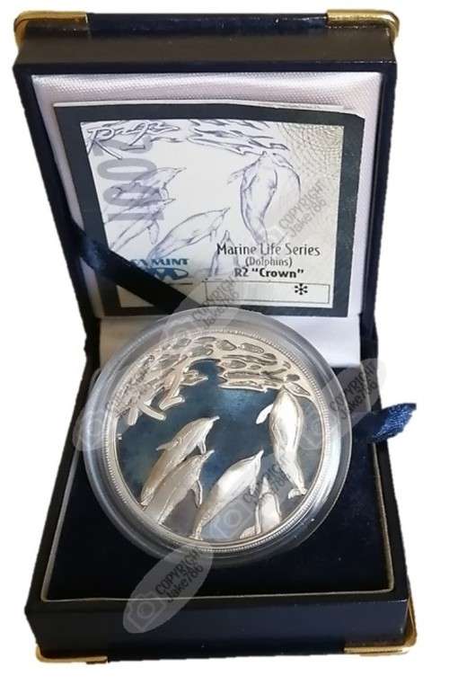 2001 SILVER PROOF R2 - DOLPHINS