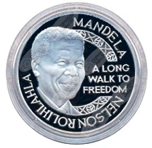 2012 Norway Silver - 1 Oz - Nelson Mandela - Red Ribbon