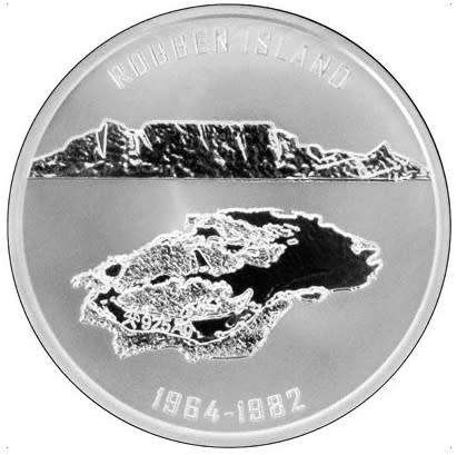 2009 Norway Silver - 1 Oz - Nelson Mandela - Robben Island