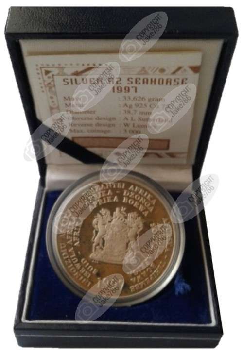 1997 SILVER PROOF R2 - SEAHORSE