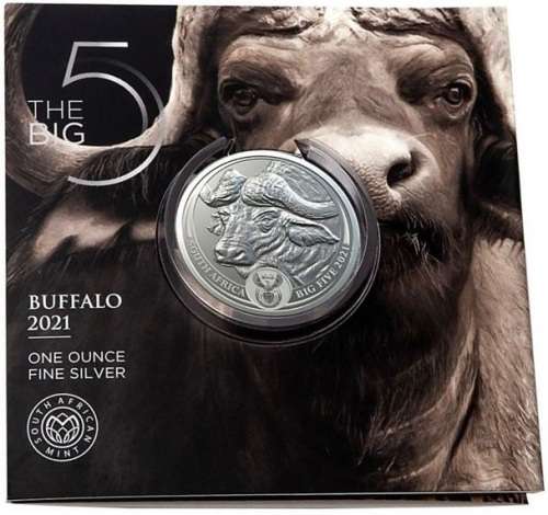 2021 Big 5 Release - Buffalo Brilliant Uncirculated 1Oz Silver Ag 999
