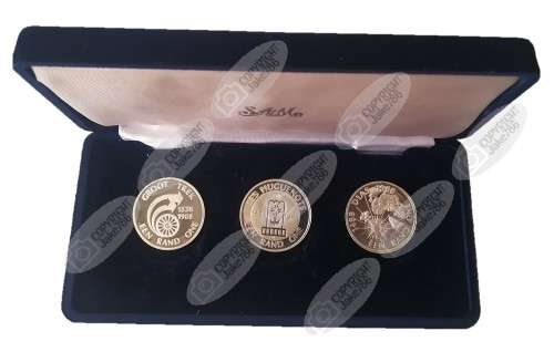 1988 Silver R1 Proof Set - Huguenots, Groot Trek, Dias
