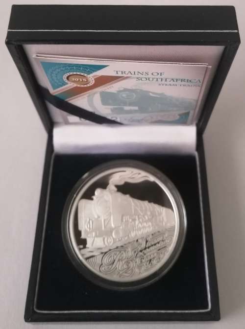 2015 SILVER PROOF R2 - STEAM TRAIN