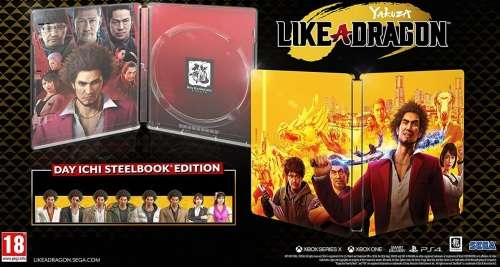 PS4 - Yakuza Like A Dragon - Day Ichi Steelbook Edition