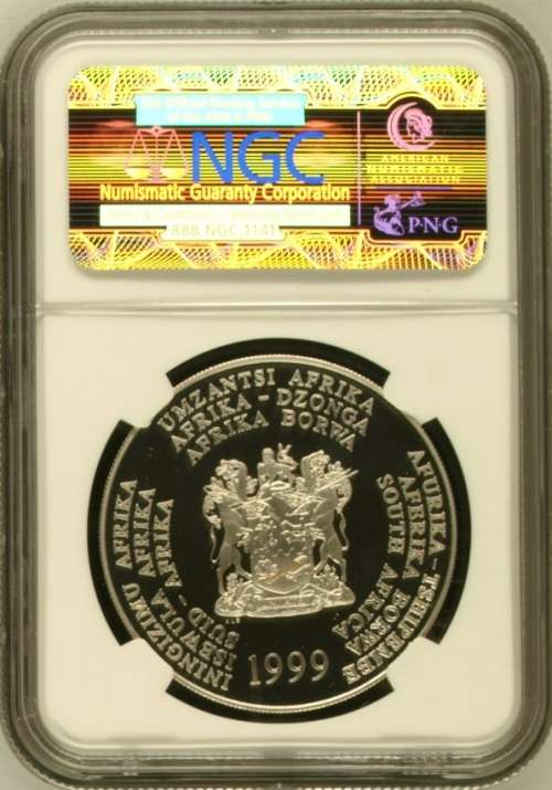 PF69 UC - 1999 Silver Proof R2 - Shark