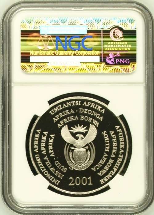 PF69 UC - 2001 Silver Proof R2 - Dolphins