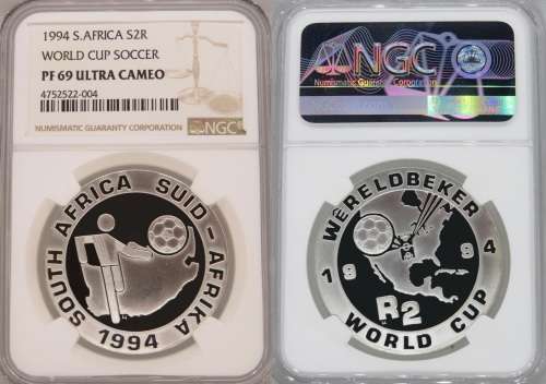 PF69 UC - 1994 Silver Proof R2 - Soccer World Cup
