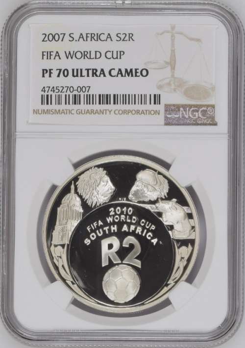 PF70 UC - 2007 Silver Proof R2 - FIFA World Cup