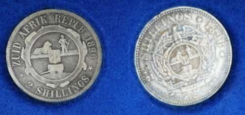 1896 ZAR Coin set - In Wooden box