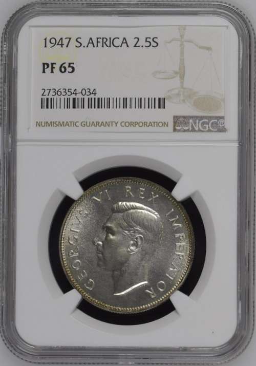 PF65 - 1947 2.5 Shillings