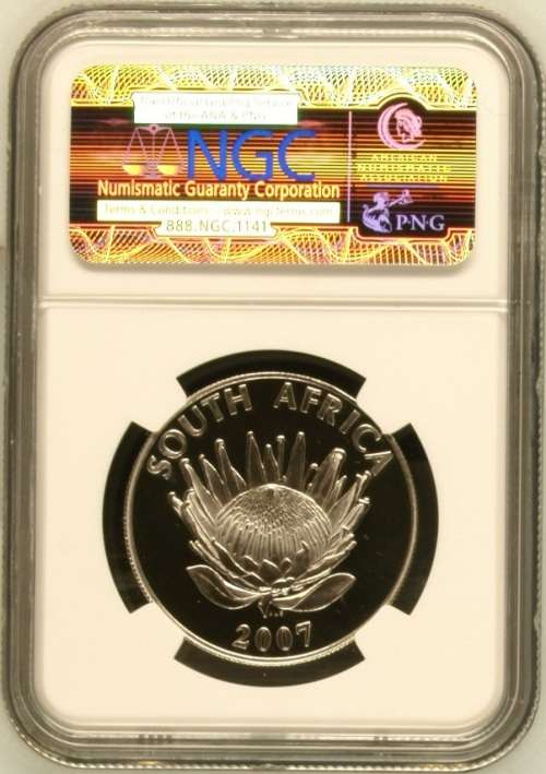 MS67 - 2007 Silver UNC R1 - FW De Klerk