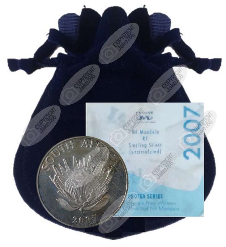2007 Silver Uncirculated R1 - Nelson Mandela
