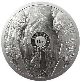 2021 Big 5 Release - Elephant 1KG Silver - Very Limited mintage of only 100