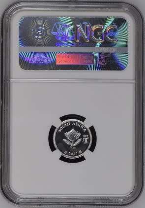 PF69 UC - 2017 Silver Proof 2½ c (Tickey) - Heart Transplant - with CPT Mintmark