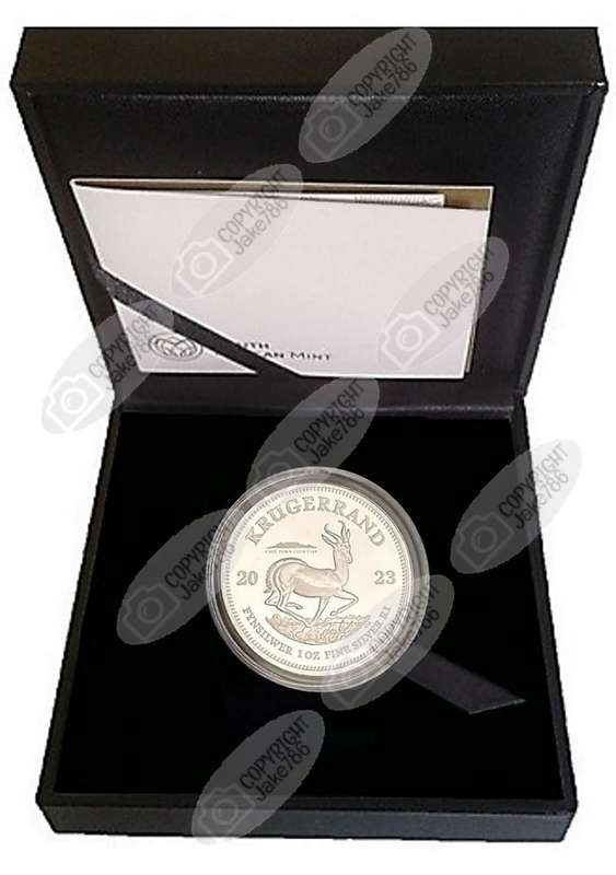 2023 Silver Proof 1 Oz Krugerrand with Cape Town Coin Fair Privy Mark