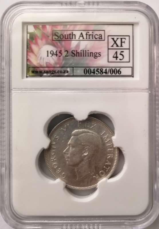 XF45 - 1945 2 Shillings