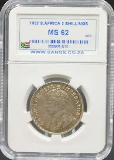MS62 - 1932 2 Shillings
