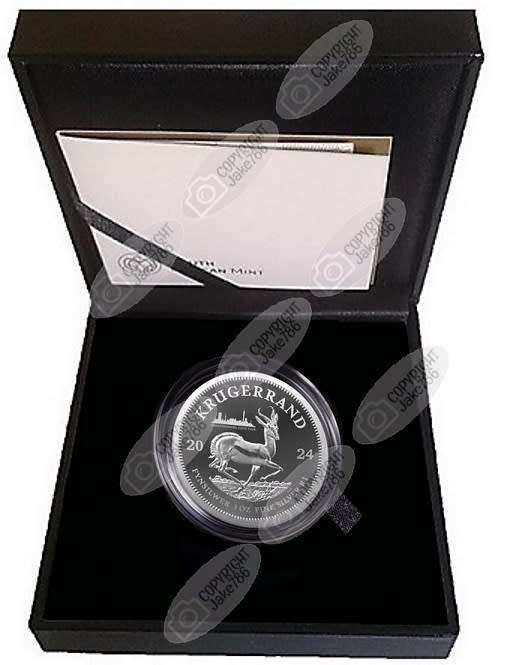 2024 Silver Proof 1 Oz Krugerrand with Johannesburg Coin Fair Privy Mark