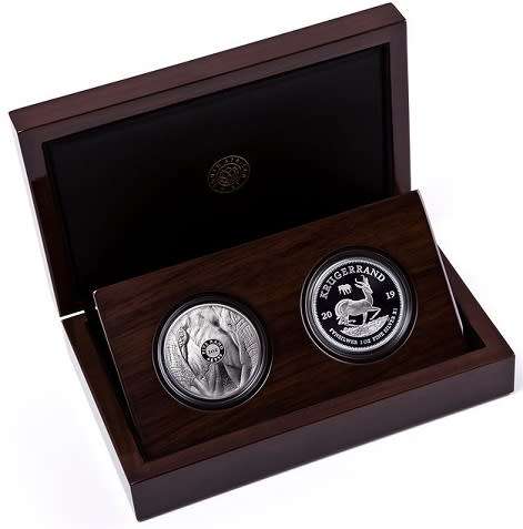 2019 Big 5 Series 1 Release - Elephant & Krugerrand with Elephant Privy Mark