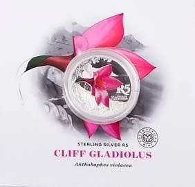 2016 Sterling Silver R5 - 1oz Silver Color Series - Cliff Gladiolus
