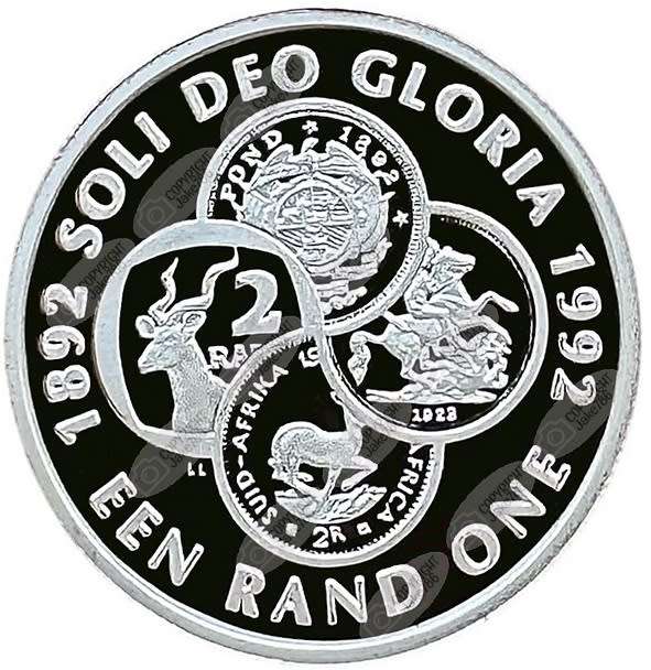 1992 Silver Proof R1 - Soli Deo Gloria
