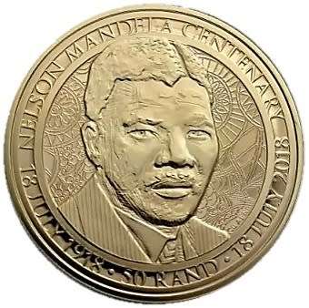 2018 Unc R50 1oz - Aluminium Bronze - Nelson Mandela 100 Year Centenary