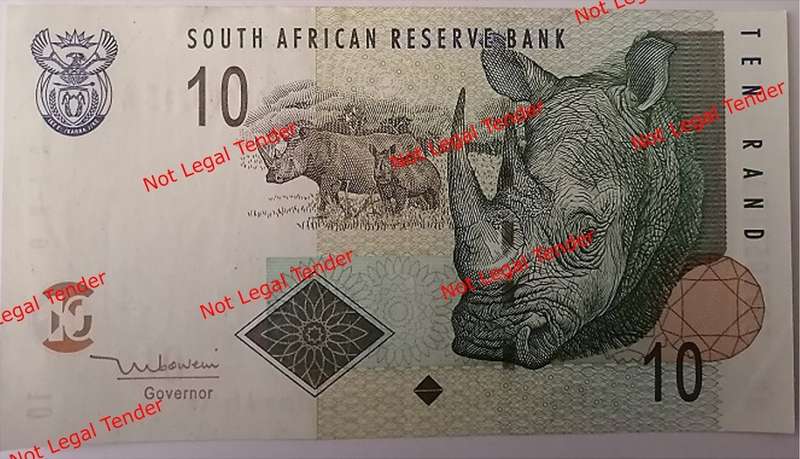 TT Mboweni R10 Bank Note