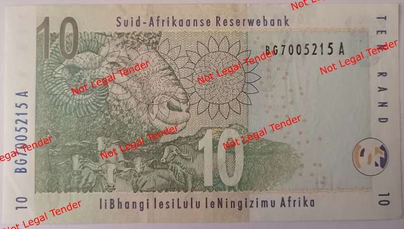 TT Mboweni R10 Bank Note
