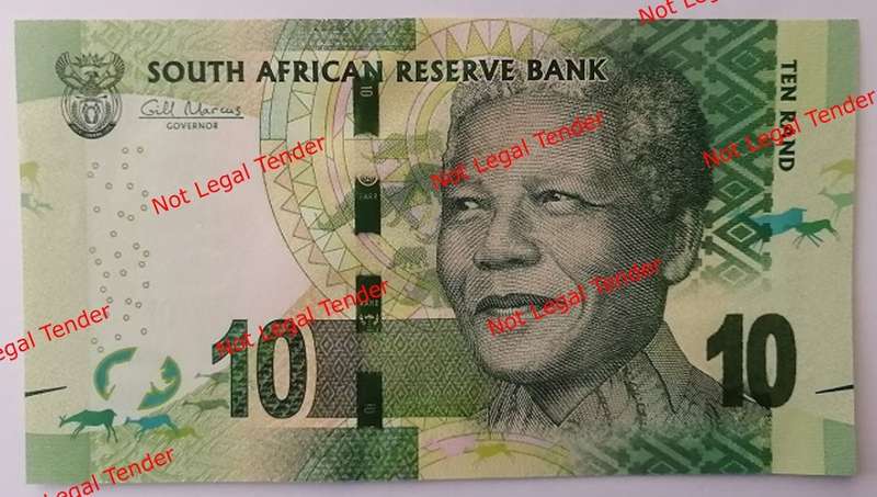 Gill Marcus R10 Bank Note
