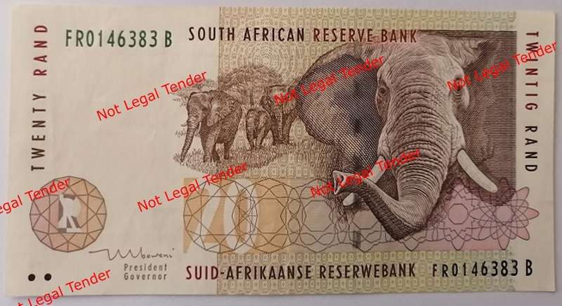 TT Mboweni R20 Bank Note