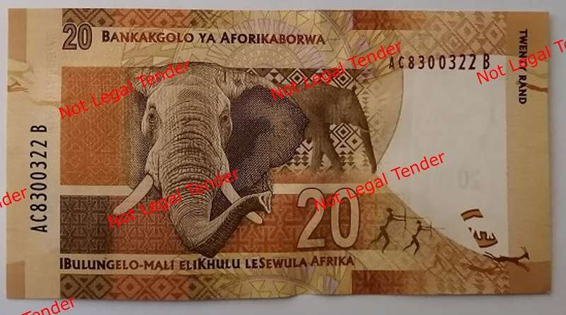 Gill Marcus R20 Bank Note
