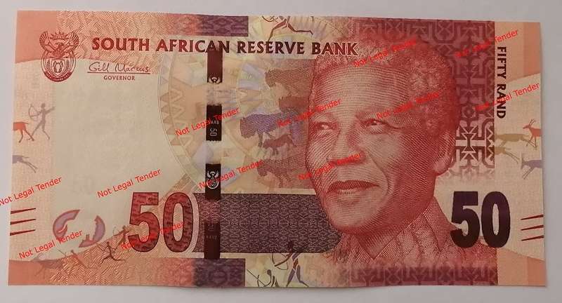 Gill Marcus R50 Bank Note