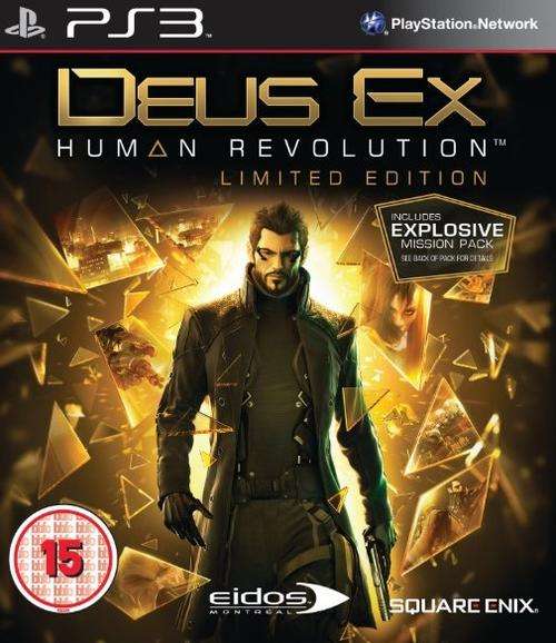 PS3 - DEUS EX - LIMITED EDITION (AS NEW) - SEE INSIDE
