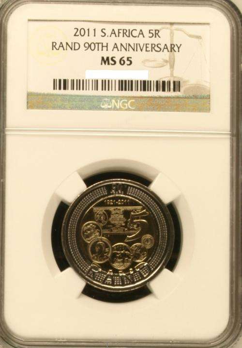 NGC - 2011 SARB R5 COIN - MS65 - HIGH GRADE - GETTING SCARCER BY THE DAY
